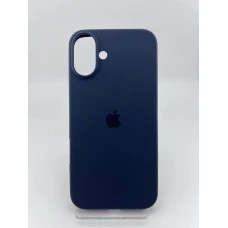 Силикон Original Round Case Apple iPhone 16 Plus (09) Midnight Blue