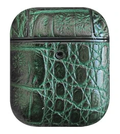 Футляр для наушников Royal Leather Case Apple Airpods 1 / 2 (Crocodile)