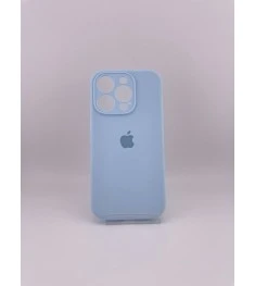 Силіконовий чохол Original RoundCam для Apple iPhone 15 Pro (53), Небесно-блакит..