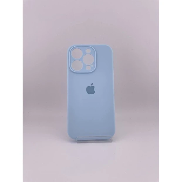 Силіконовий чохол Original RoundCam для Apple iPhone 15 Pro (53), Небесно-блакитний.
