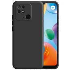 Силіконовий чохол Original Xiaomi Redmi 10C (з функцією закриття камери) (чорний)