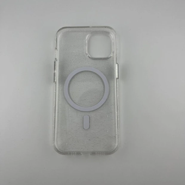 Чохол Blueo Crystal Pro Drop Resistance MagSafe для Apple iPhone 15 (Блискучий прозорий)