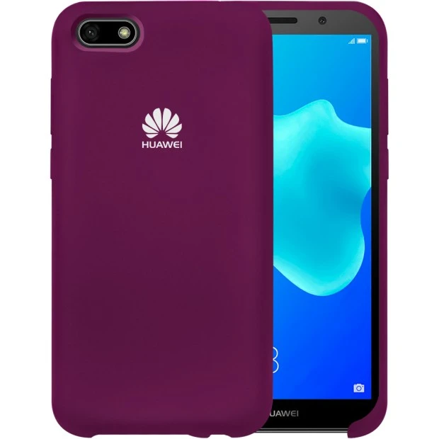 Силикон Original Case HQ Huawei Y5 Prime (2018) / Honor 7A (Сиреневый)