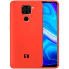 Силикон Original 360 Case Logo Xiaomi Redmi Note 9 (Огненный)