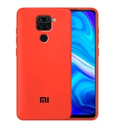 Силикон Original 360 Case Logo Xiaomi Redmi Note 9 (Огненный)