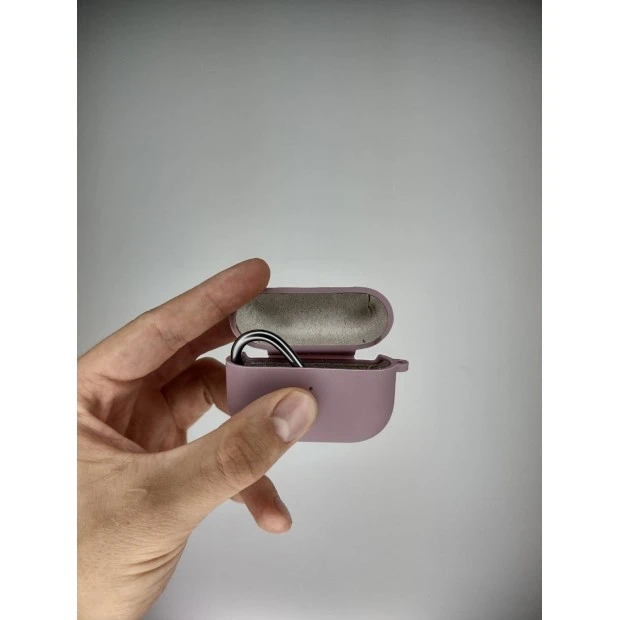Чехол для наушников Full Silicone Case with Microfiber Apple AirPods Pro (Blueberry)