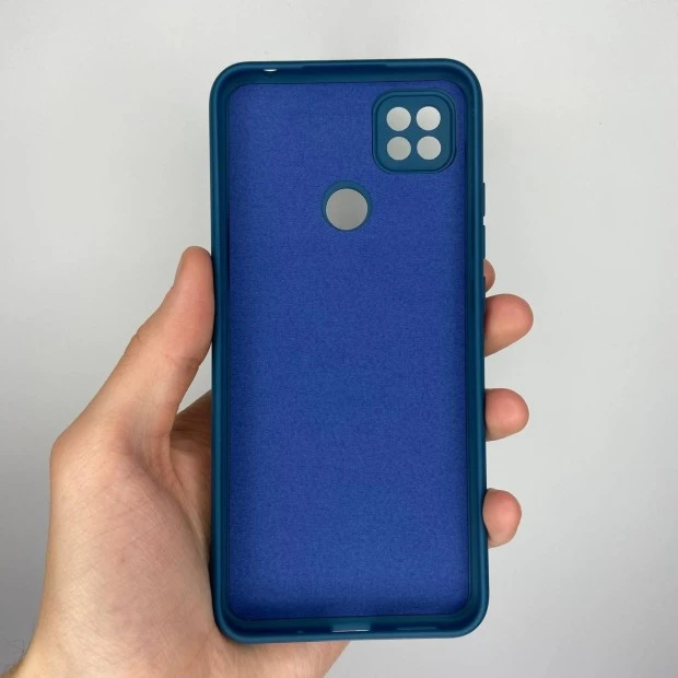 Силикон Original 360 Case Xiaomi Redmi 9C (ShutCam) (Тёмно-лазурный)