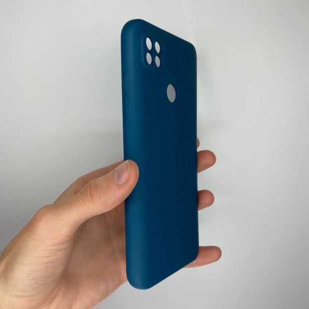 Силикон Original 360 Case Xiaomi Redmi 9C (ShutCam) (Тёмно-лазурный)