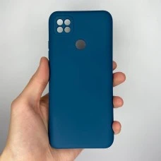 Силикон Original 360 Case Xiaomi Redmi 9C (ShutCam) (Тёмно-лазурный)
