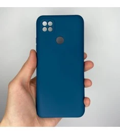 Силикон Original 360 Case Xiaomi Redmi 9C (ShutCam) (Тёмно-лазурный)