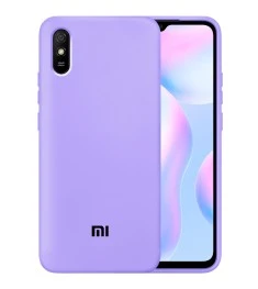 Силикон Original 360 Case Logo Xiaomi Redmi 9A (Фиалковый)