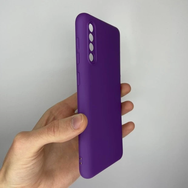 Силикон Original 360 Case Samsung Galaxy A30s / A50 / A50s (ShutCam) (Фиолетовый)