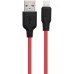 USB-кабель Hoco Silicone X21 (Lightning) (черно-красный) USB-кабель Hoco Silicone X21 (Lightning) (черно-красный)