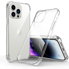 Силікон 6D Apple iPhone 14 Pro (Прозорий)