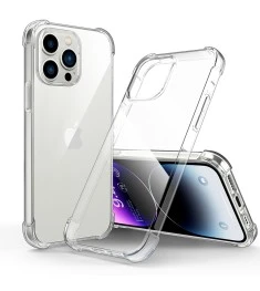 Силікон 6D Apple iPhone 14 Pro (Прозорий)