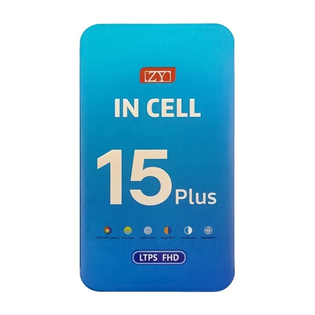 Дисплей для Apple iPhone 15 Plus с чёрным тачскрином ZY-IN CELL