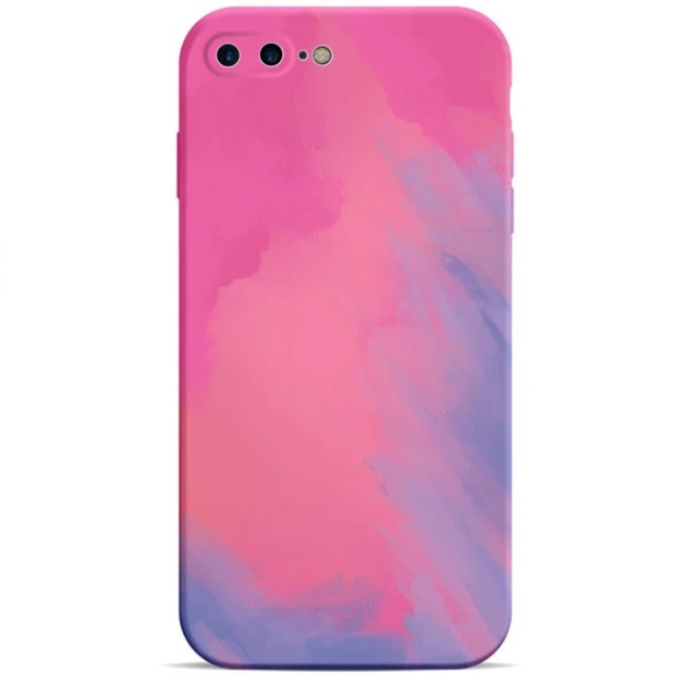 Силикон WAVE Watercolor Case iPhone 7 Plus / 8 Plus (pink/purple)
