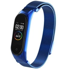 Ремешок Milanese Loop Xiaomi Mi Band 3 / Mi Band 4 (Синий)