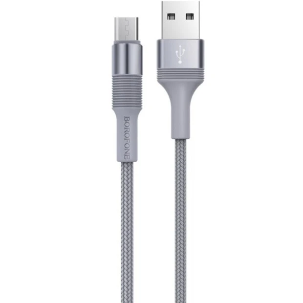 USB-кабель Borofone BX2 (MicroUSB) (Dark Grey)
