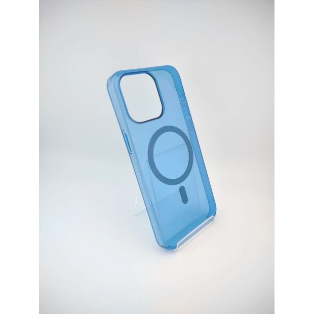 Чохол Clear Case Premium з MagSafe для Apple iPhone 15 Pro Max (Королівський синій)