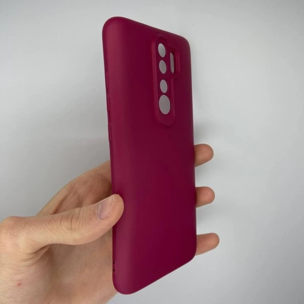 Силикон Original 360 ShutCam Case Xiaomi Redmi Note 8 Pro (Бордовый)