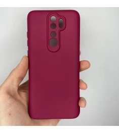 Силикон Original 360 ShutCam Case Xiaomi Redmi Note 8 Pro (Бордовый)