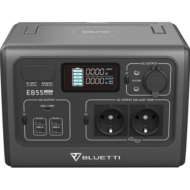 Портативная зарядная станция BLUETTI PowerOak EB55 Portable Power Station | 700W 537Wh