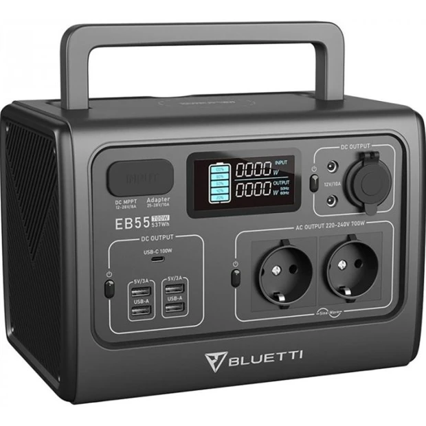 Портативная зарядная станция BLUETTI PowerOak EB55 Portable Power Station | 700W 537Wh