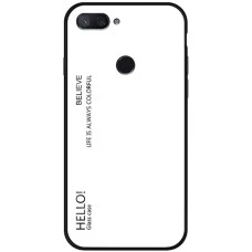 Накладка Glass Case Xiaomi Mi8 (белый)