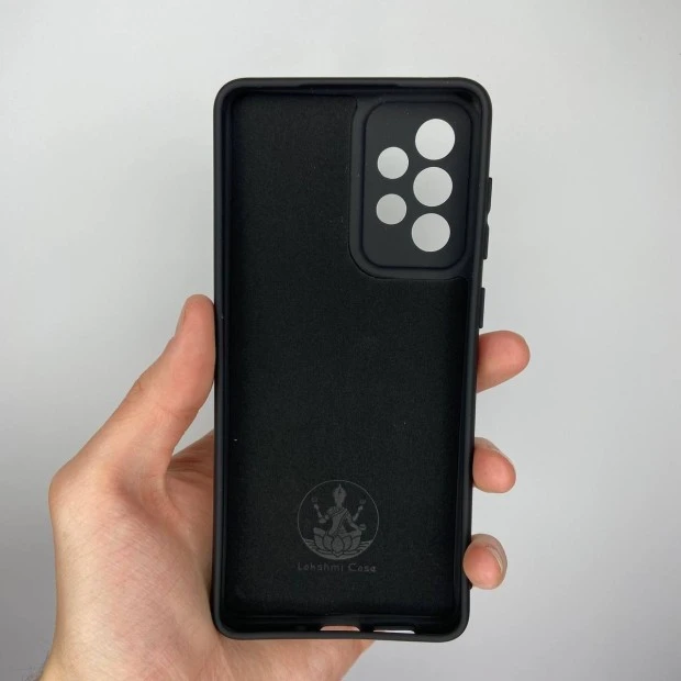 Силіконовий оригінальний 360-чохол для Samsung Galaxy A73 5G (ShutCam) (Чорний)
