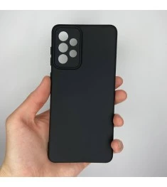 Силіконовий оригінальний 360-чохол для Samsung Galaxy A73 5G (ShutCam) (Чорний)