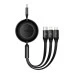 USB-кабель Baseus Bright Mirror 2 100W (1.1m) (MicroUSB+Lightning+Type-C) (Чорний) CAMJ010201 USB-кабель Baseus Bright Mirror 2 100W (1.1m) (MicroUSB+Lightning+Type-C) (Чорний) CAMJ010201