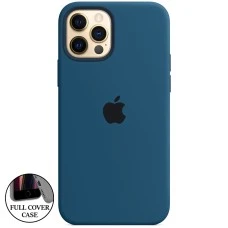 Силикон Original Round Case Apple iPhone 12 / 12 Pro (22) Blue Cobalt