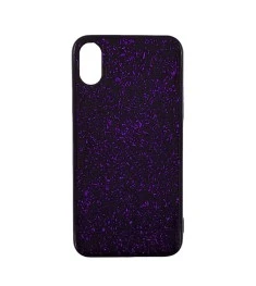 Накладка Confetti Apple iPhone XR (Фиолетовый)