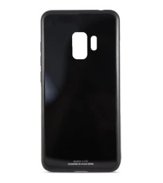 Накладка Glass Case Samsung Galaxy S9 Plus (чёрный)