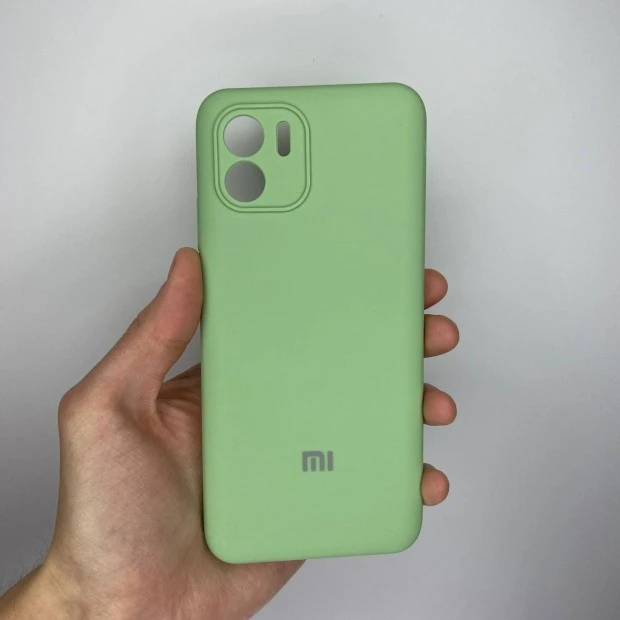 Силикон Original 360 Case Logo Xiaomi Redmi A2 / A1 (ShutCam) (Мятный)