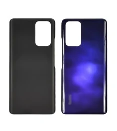 Заднее стекло корпуса для Xiaomi Redmi Note 10 Pro (4G) Nebula Purple (фиолетово..