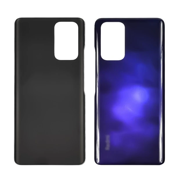 Заднее стекло корпуса для Xiaomi Redmi Note 10 Pro (4G) Nebula Purple (фиолетово-чёрное)