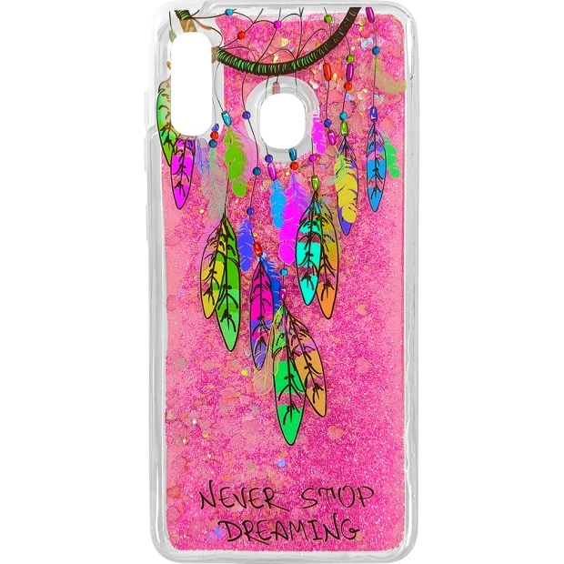 Силиконовый чехол Liquid Fashion Samsung A20 / A30 (2019) (Dream Catcher)