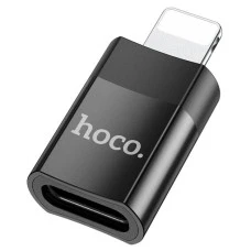 Переходник Hoco UA17 (Type-C - Lightning) (Чёрный)
