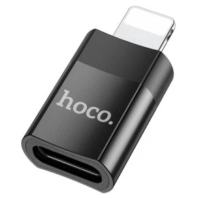 Переходник Hoco UA17 (Type-C - Lightning) (Чёрный)