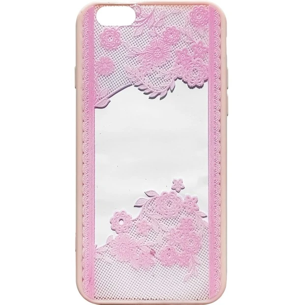 Силиконовый чехол Pattern Apple iPhone 6 / 6s (Розовый)