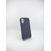 Силіконовий оригінальний чохол RoundCam для Apple iPhone 12 Mini (баклажан).