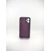 Силіконовий оригінальний чохол RoundCam для Apple iPhone 12 Mini (баклажан).