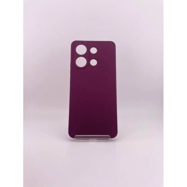 Силіконовий чохол Original Xiaomi Redmi Note 13 4G (ShutCam) (Бордовий)