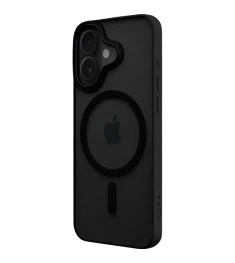 Прозорий чохол iLeraGo ColorAnt для Apple iPhone 16 (Чорний) iLGCAClCaBk16