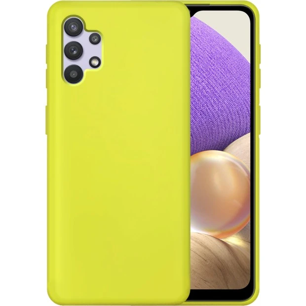Силикон Original 360 Case Samsung Galaxy A32 (2021) (Жёлтый)