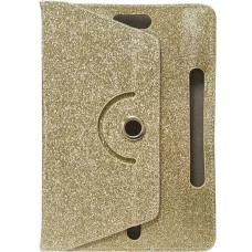 Чехол-книжка Universal Glitter Pad 10 (Золотой)