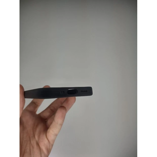 Силіконовий оригінальний чохол Apple iPhone 13 mini (07) Чорний