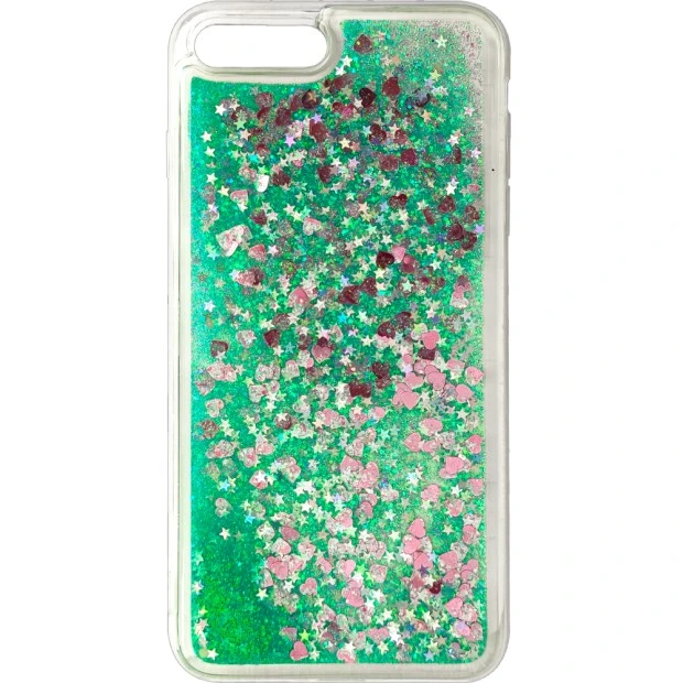 Силіконовий чохол Liquid Fashion для Apple iPhone 7 Plus  /  8 Plus (зелений)